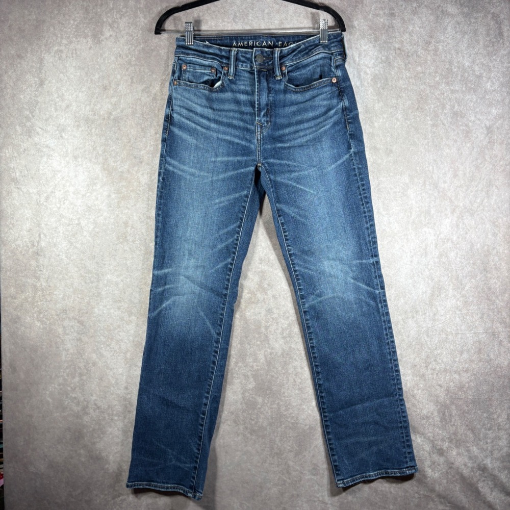 American Eagle Jeans Mens 29x32 Blue Airflex+ Slim Straight Stretch Denim Casual